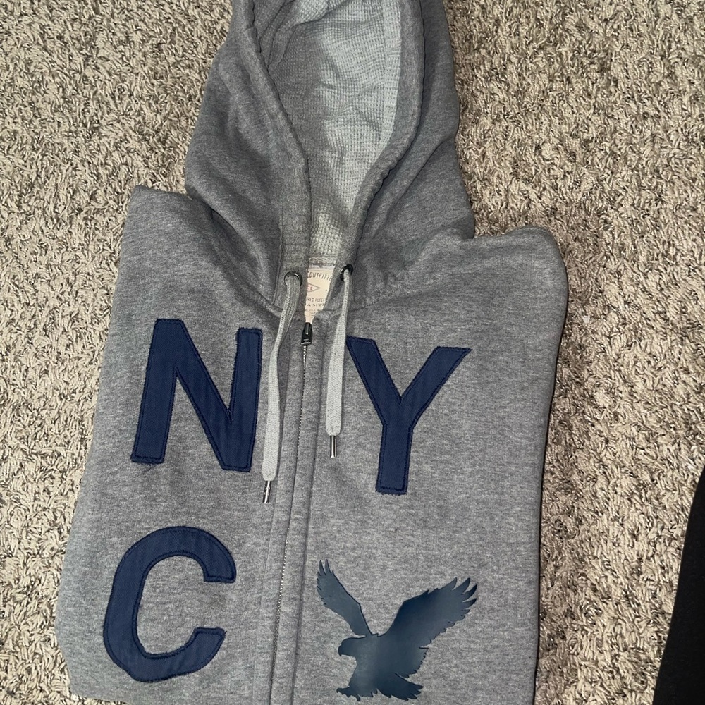 American Eagle Outfitters Mens Zip Up Sweater